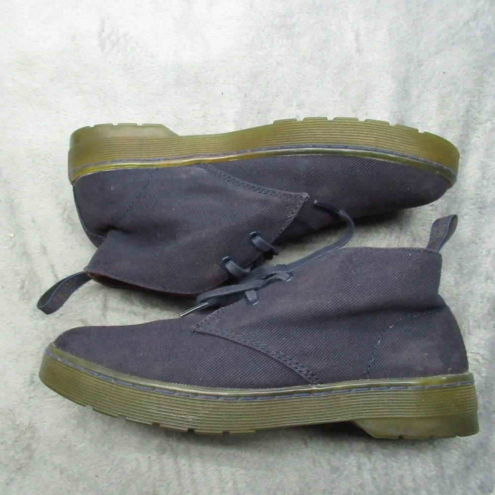 Dr Martens Shoes Unisex Mens‎ 7 Women 8 Blue Mayport Canvas Chukka Casual Dress